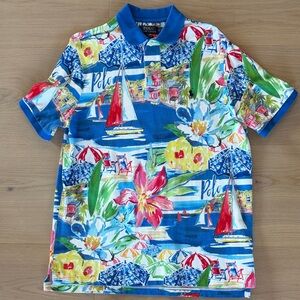Polo by Ralph Lauren Multicolor Nautical Men's Polo
